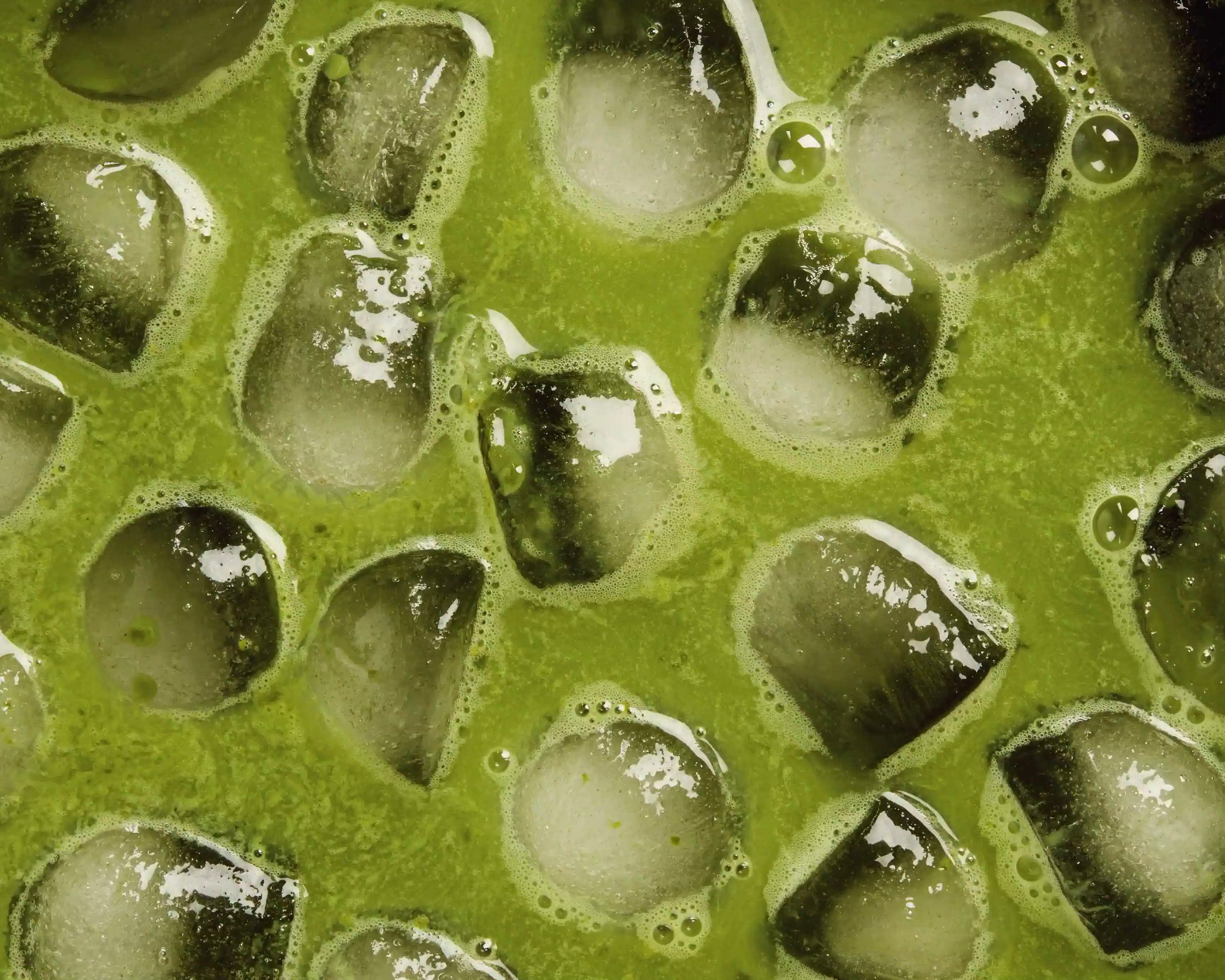 Iced-matcha-latte