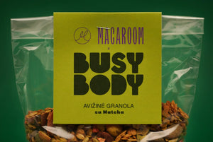 Busy Body Avižinė granola su Matcha
