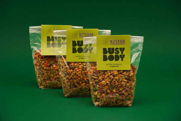 Busy Body Avižinė granola su Matcha