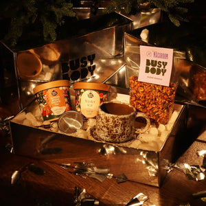 Arbatos ir granolos dovanu rinkinys