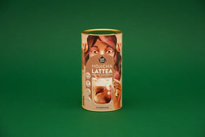 Hojicha arbata LATTE gėrimas