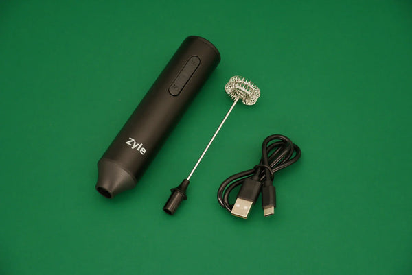 Įkraunamas pieno plaktuvas - elektrinė šluotelė ZYLE