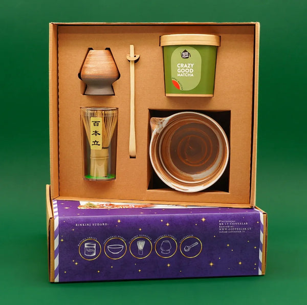 Kaledinis matcha arbatos rinkinys