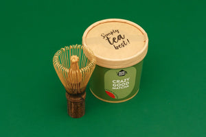 Matcha Ceremonial ir Bambukinės šluotelės rinkinys