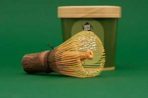 Matcha Ceremonial ir Bambukinės šluotelės rinkinys