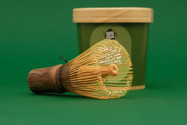 Matcha Ceremonial ir Bambukinės šluotelės rinkinys