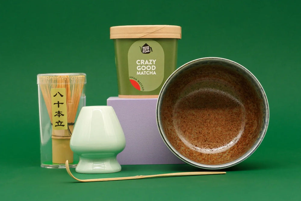 Matcha arbatos rinkinys (Ceremoninė + Blue Rock dubuo)