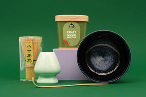 Matcha arbatos rinkinys (Ceremoninė + Deep Blue dubuo)