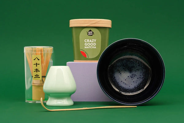 Matcha arbatos rinkinys (Ceremoninė + Deep Blue dubuo)