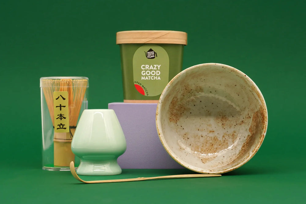 Matcha arbatos rinkinys (Ceremoninė + Japan Sand dubuo)