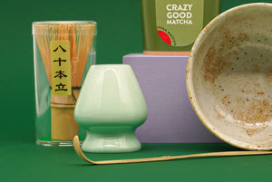 Matcha arbatos rinkinys (Ceremoninė + Japan Sand dubuo)