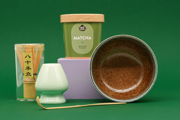 Matcha arbatos rinkinys (Tradicinė + Blue Rock dubuo)