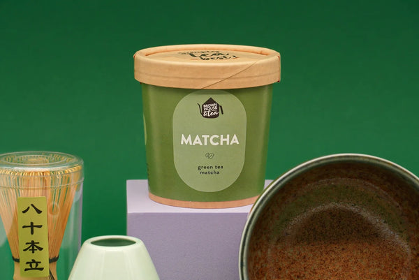 Matcha arbatos rinkinys (Tradicinė + Blue Rock dubuo)