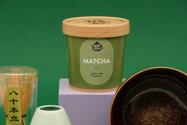 Matcha arbatos rinkinys (Tradicinė + Japan Brown dubuo)