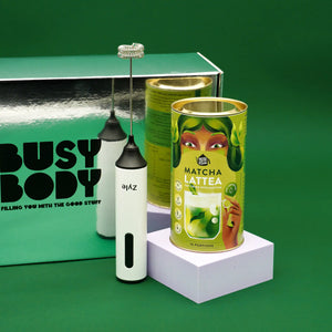 Matcha latte ir aksesuaru rinkinys