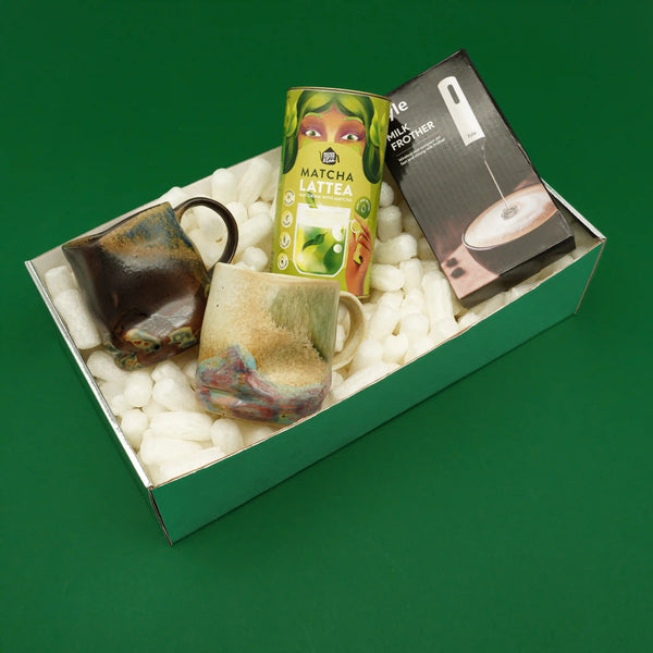 Matcha latte ir aksesuaru rinkinys
