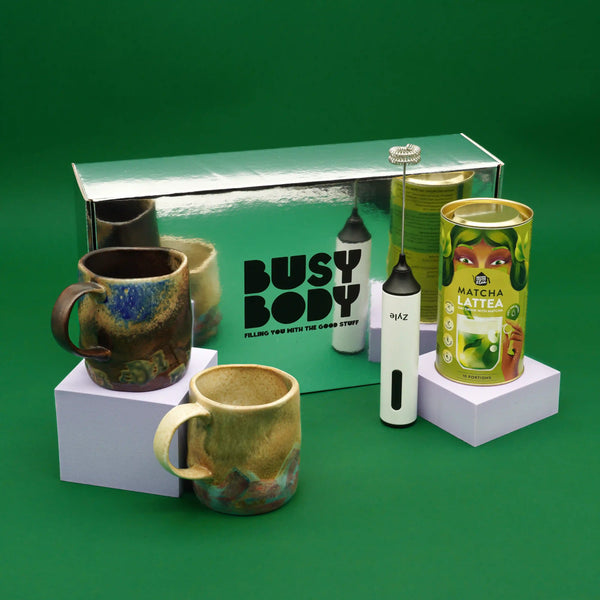 Matcha latte ir aksesuaru rinkinys