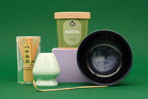 Matcha arbatos rinkinys (Tradicinė + Deep Blue dubuo)