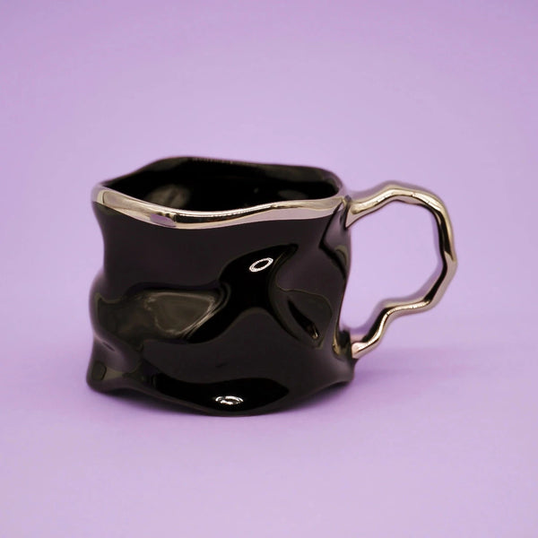 Puodelis BUSY BLACK MIRROR