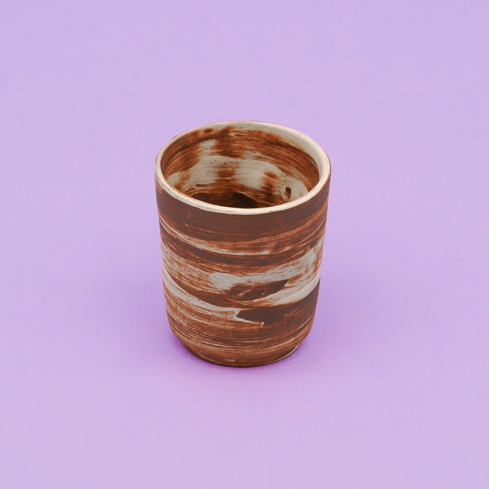 Rankų darbo puodelis EARTH TONE