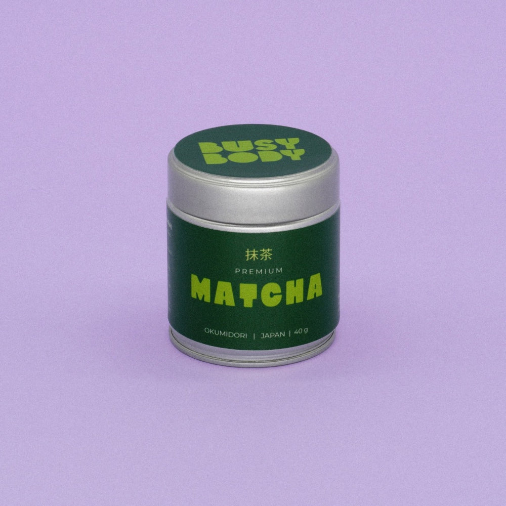 Premium matcha arbata Okumidori, 40 g skardinė