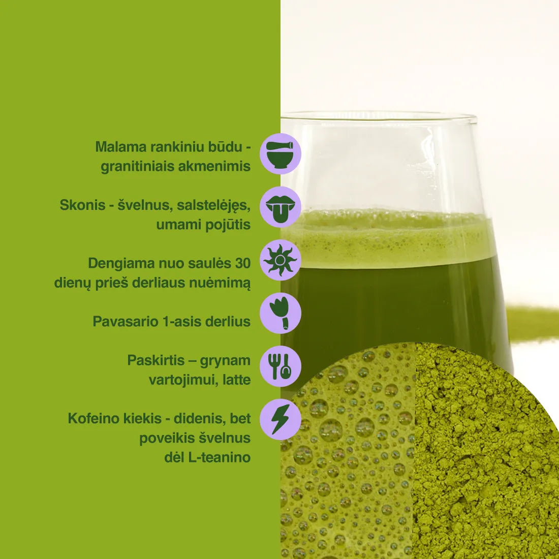 Ceremoninė matcha vs tradicine matcha